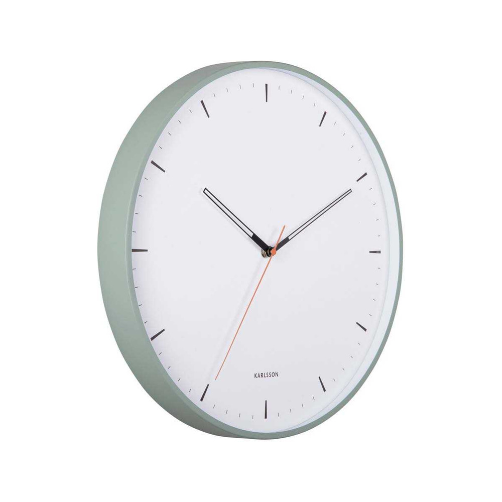 Horloge murale en métal calm