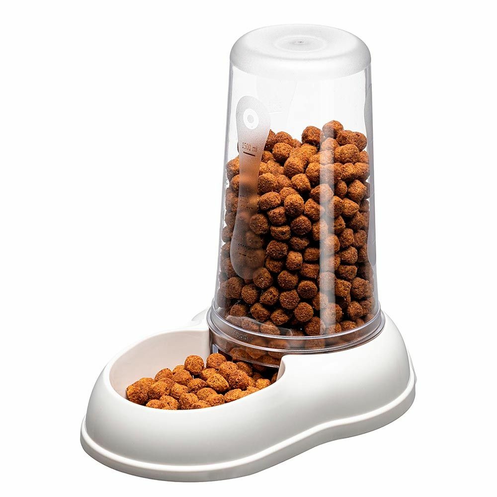 Ferplast distributeur d'eau ou nourriture pour chats et chiens azimut 1500 dispenser pour animaux 1,5 litres mangeoire pour