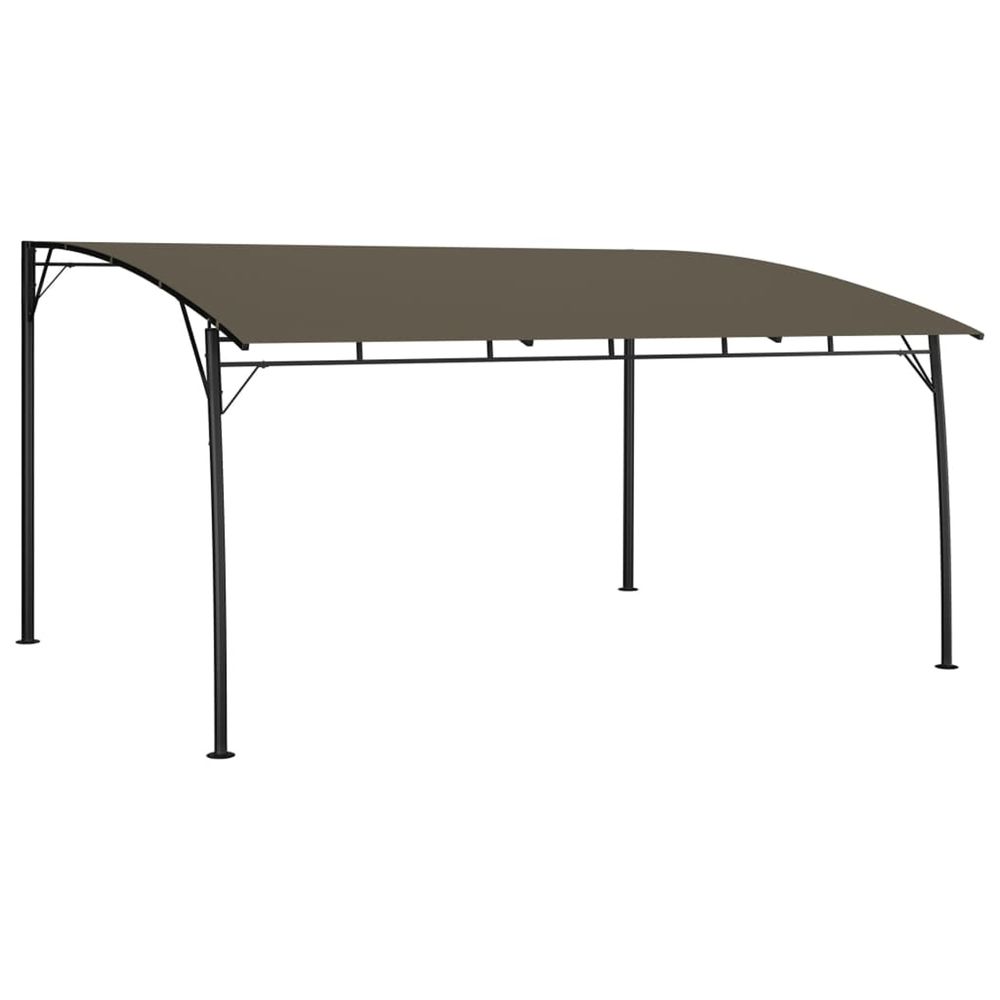 Auvents parasols 4 x 3 x 2,55 m taupe