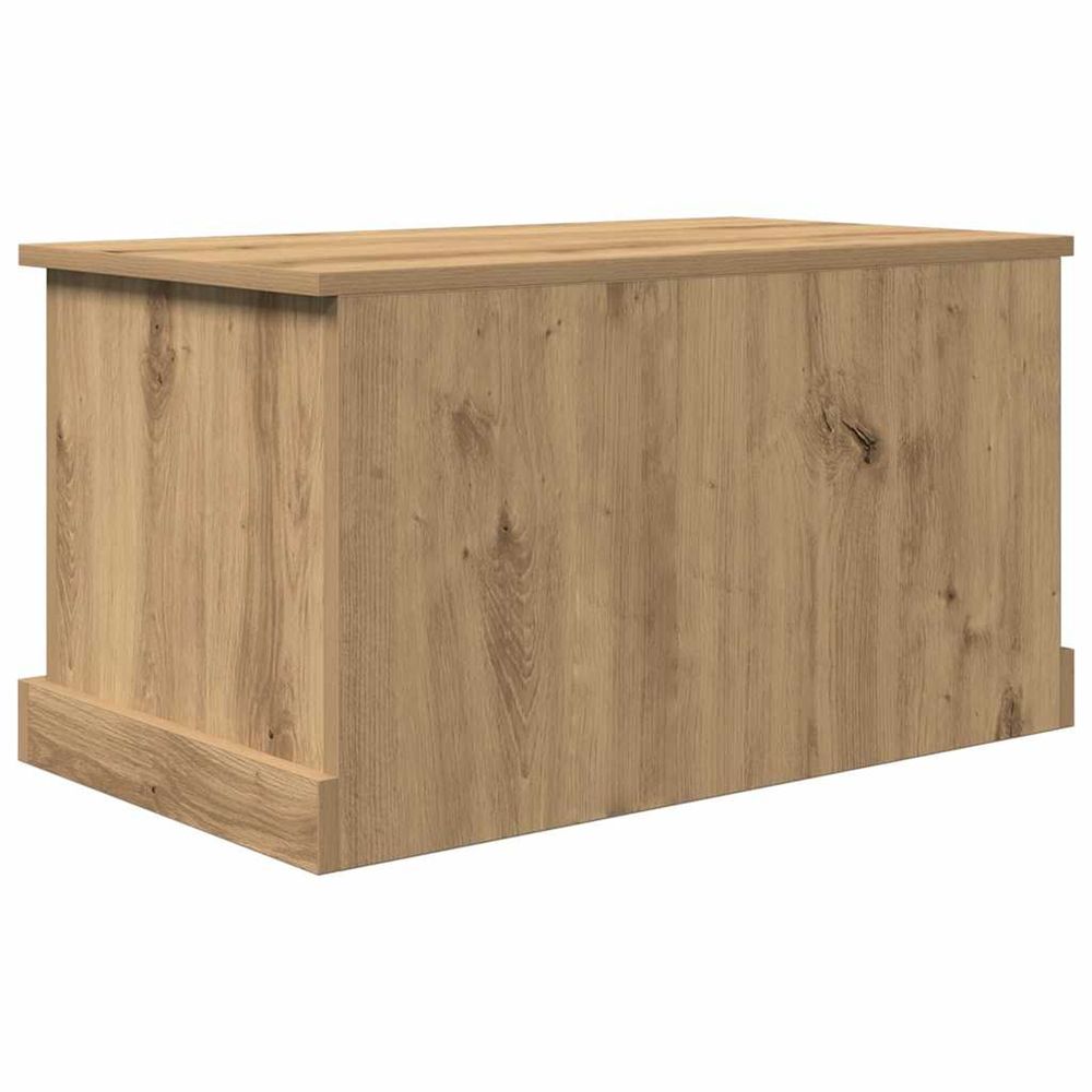 Boîtes de rangement chêne artisanal 70x40x38 cm bois ingénierie