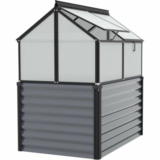 Carré potager surélévé avec serre gaia jumbo