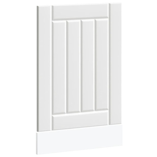 Panneau de lave-vaisselle lucca blanc bois d'ingénierie