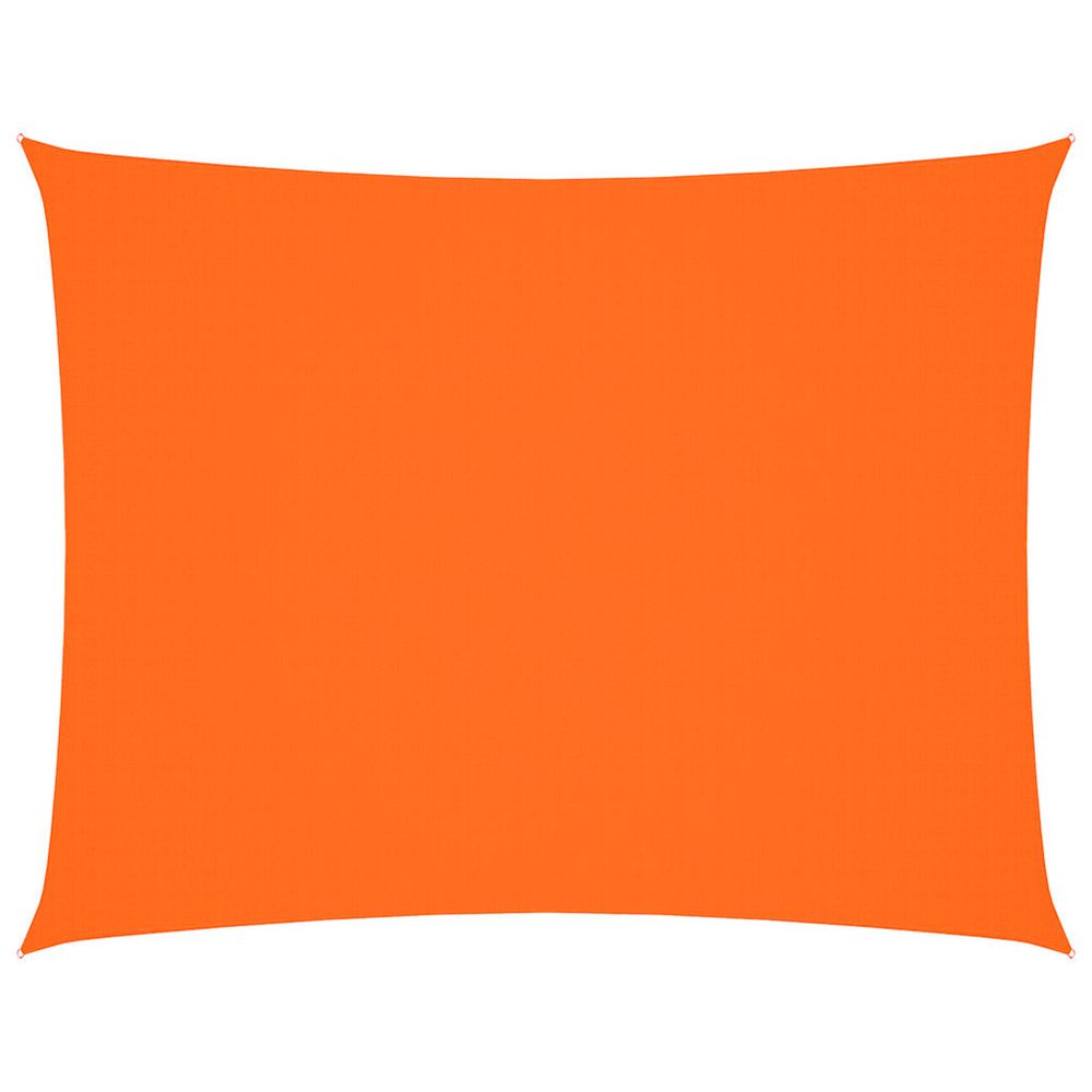Voile de parasol tissu oxford rectangulaire 2,5x4 m orange