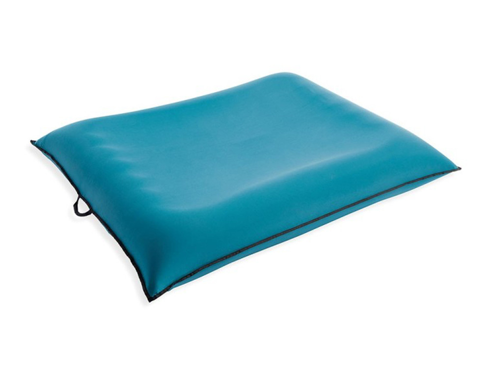 Matelas pouf géant bleu