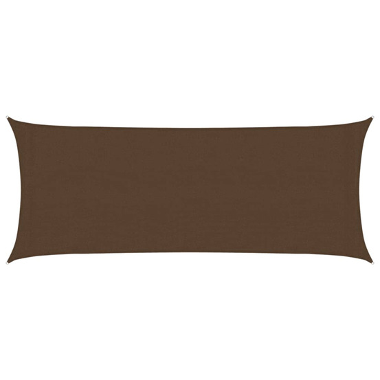 Voile d'ombrage 160 g/m² marron 2x5 m pehd