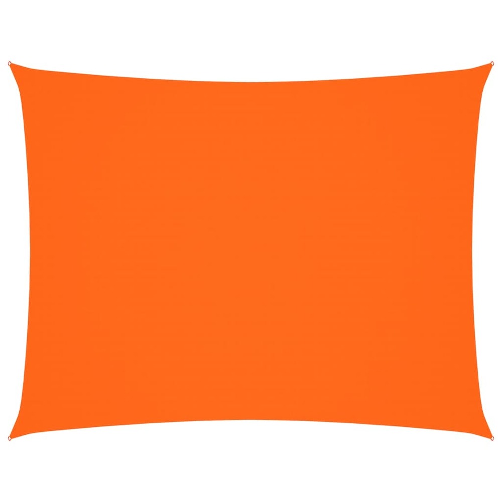 Voile de parasol tissu oxford rectangulaire 3,5x4,5 m orange