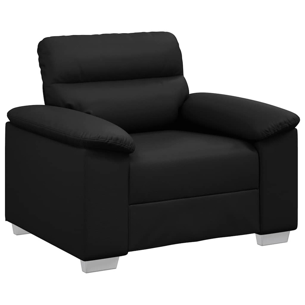 Fauteuil noir 100x81x84 cm similicuir