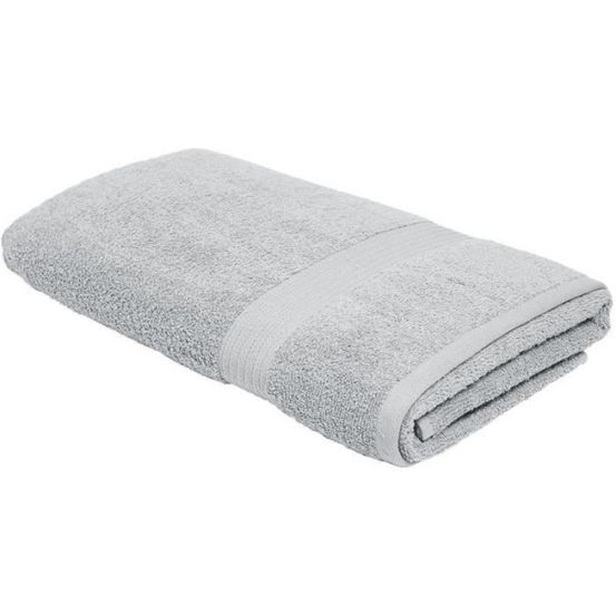 Essential - drap de bain 70x130 cm 100% coton coloris acier