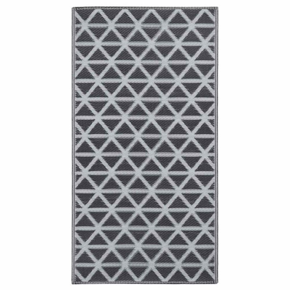 Tapis d'extérieur arakil noir 120x180 cm pp
