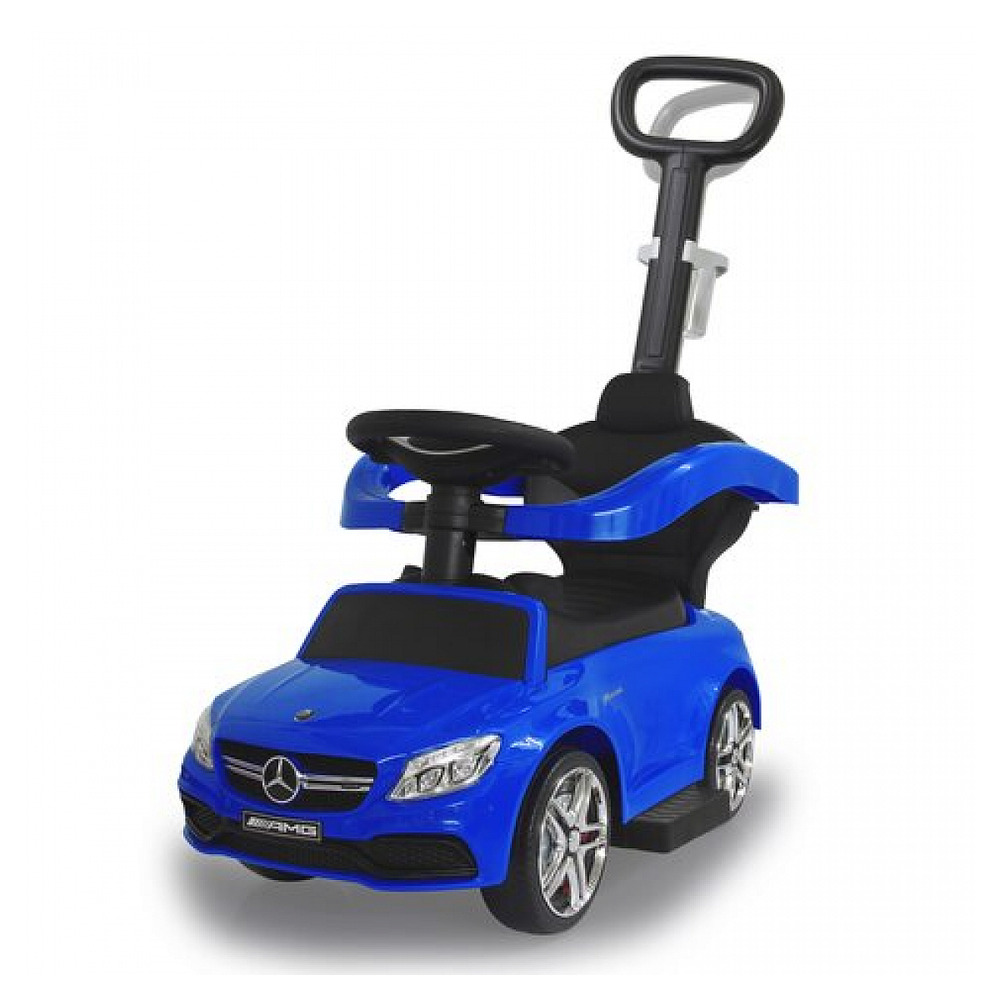 Push-car mercedes-benz amg c63 bleu 3en1