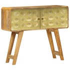 Buffet bahut armoire console meuble de rangement bois de manguier massif 90 cm