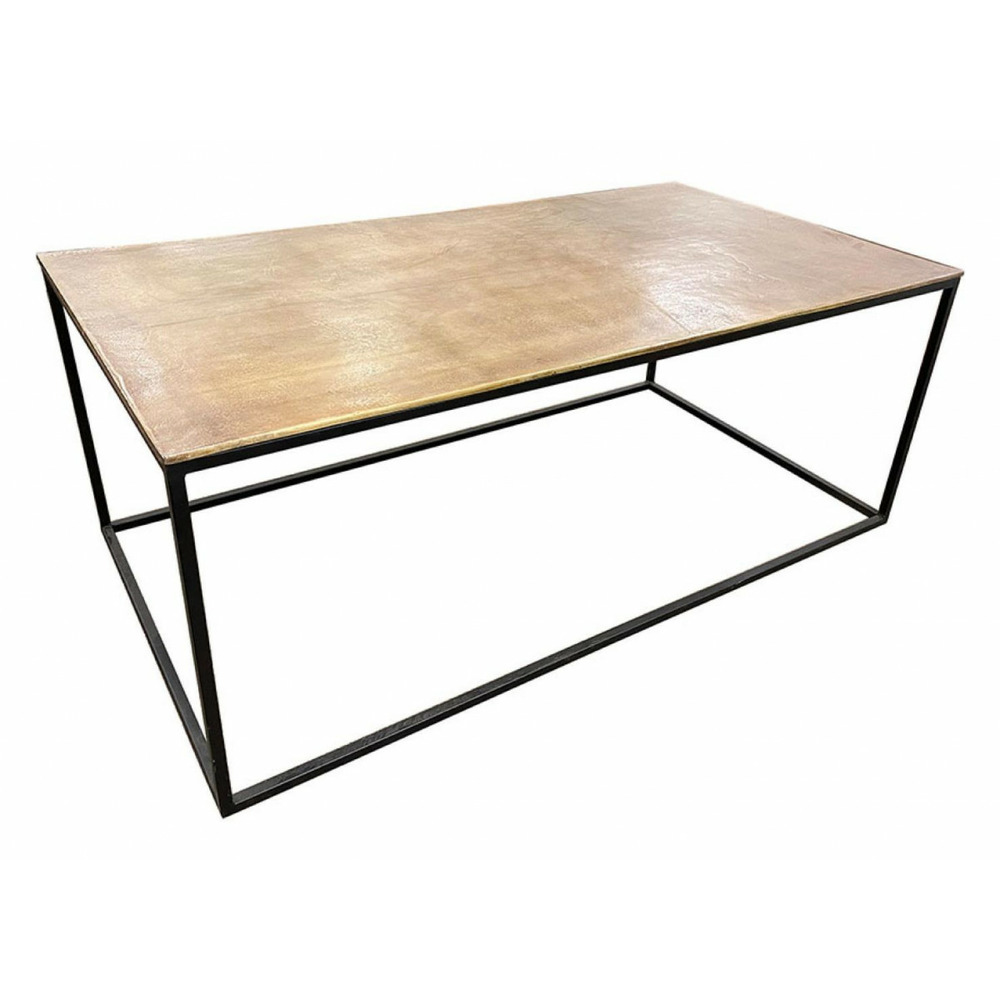 Table basse rectangulaire fer noir - factory interior's