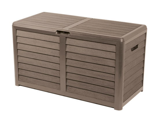 Coffre de rangement baya - 420 l - taupe
