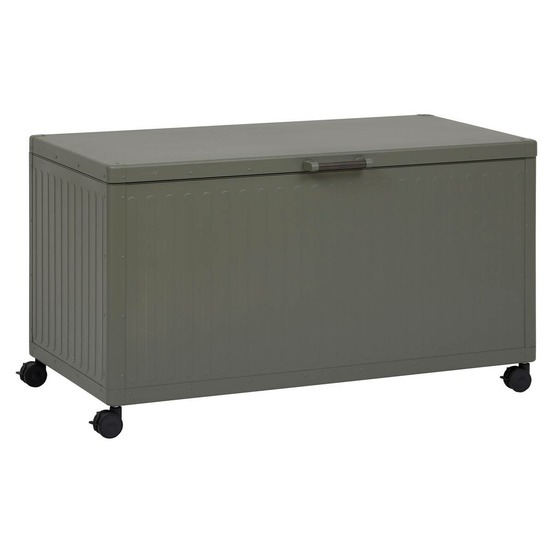 Coffre de rangement edenio vert laurier 670l