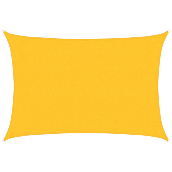 Voile d'ombrage 160 g/m² jaune 3x4,5 m pehd