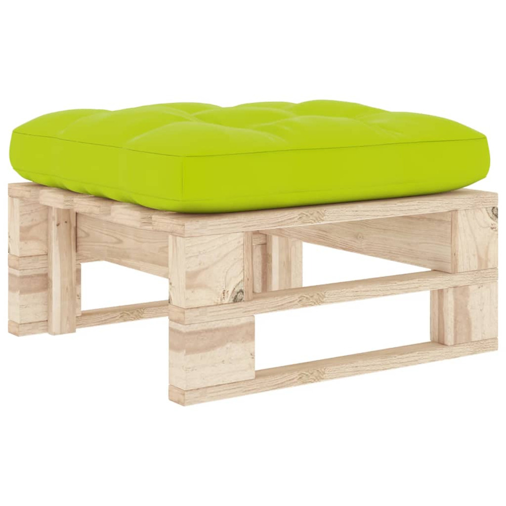 Pouf palette de jardin bois de pin imprégné