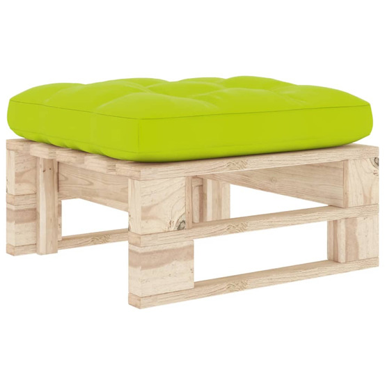 Pouf palette de jardin bois de pin imprégné