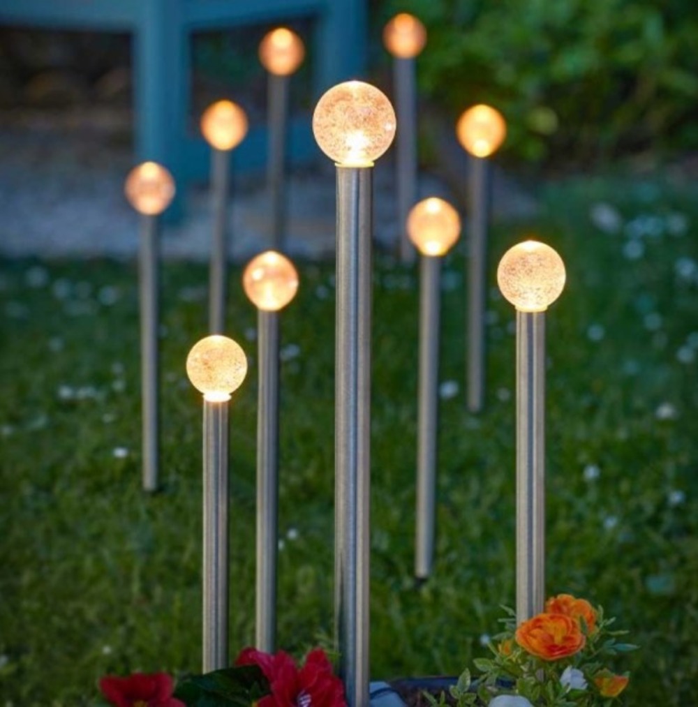 Balise solaire glowball - lot de 10