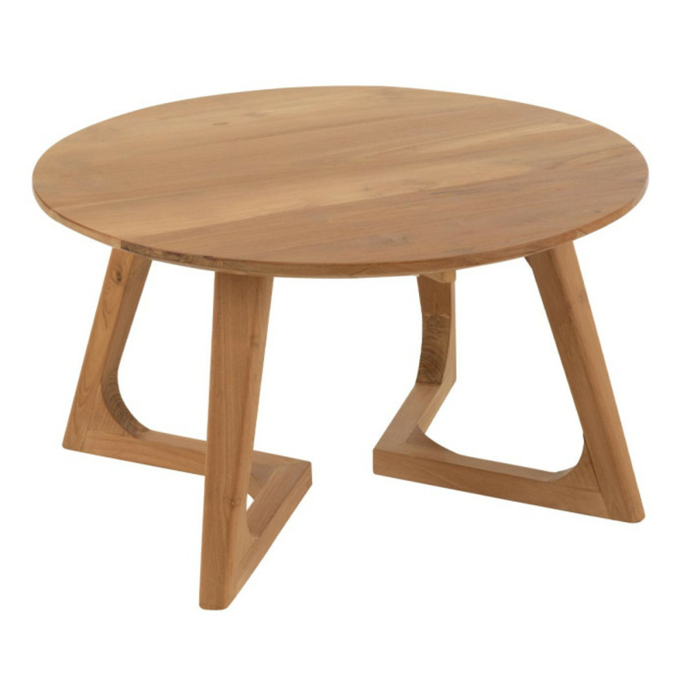 Table basse en teck bruni 80cm naturel