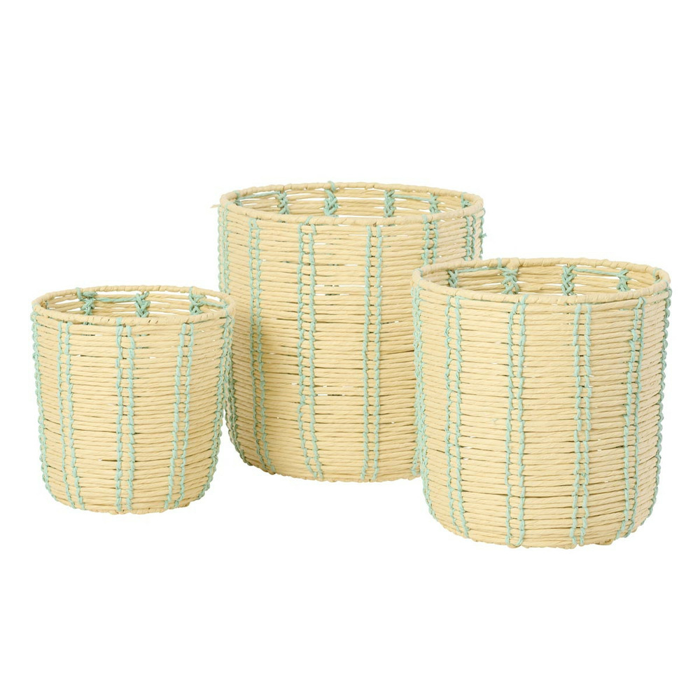 Lot de 3 paniers de rangement 