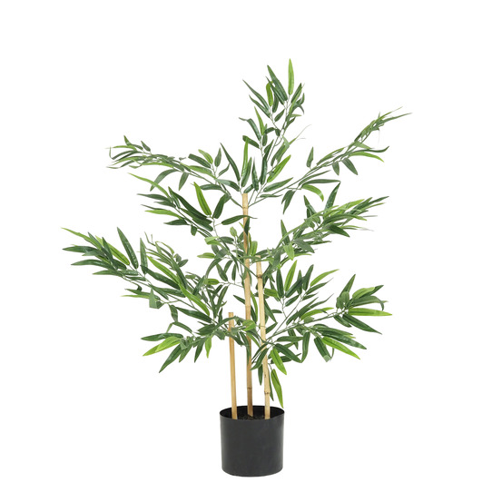 Bambou artificiel 349 feuilles 90cm