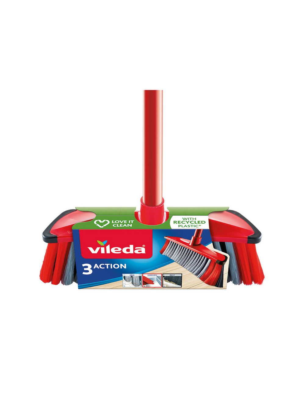 Balai multi-usage avec manche pack antichoc 3 action 171214 - vileda