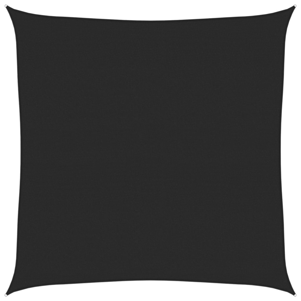 Voile d'ombrage 160 g/m² noir 5x5 m pehd