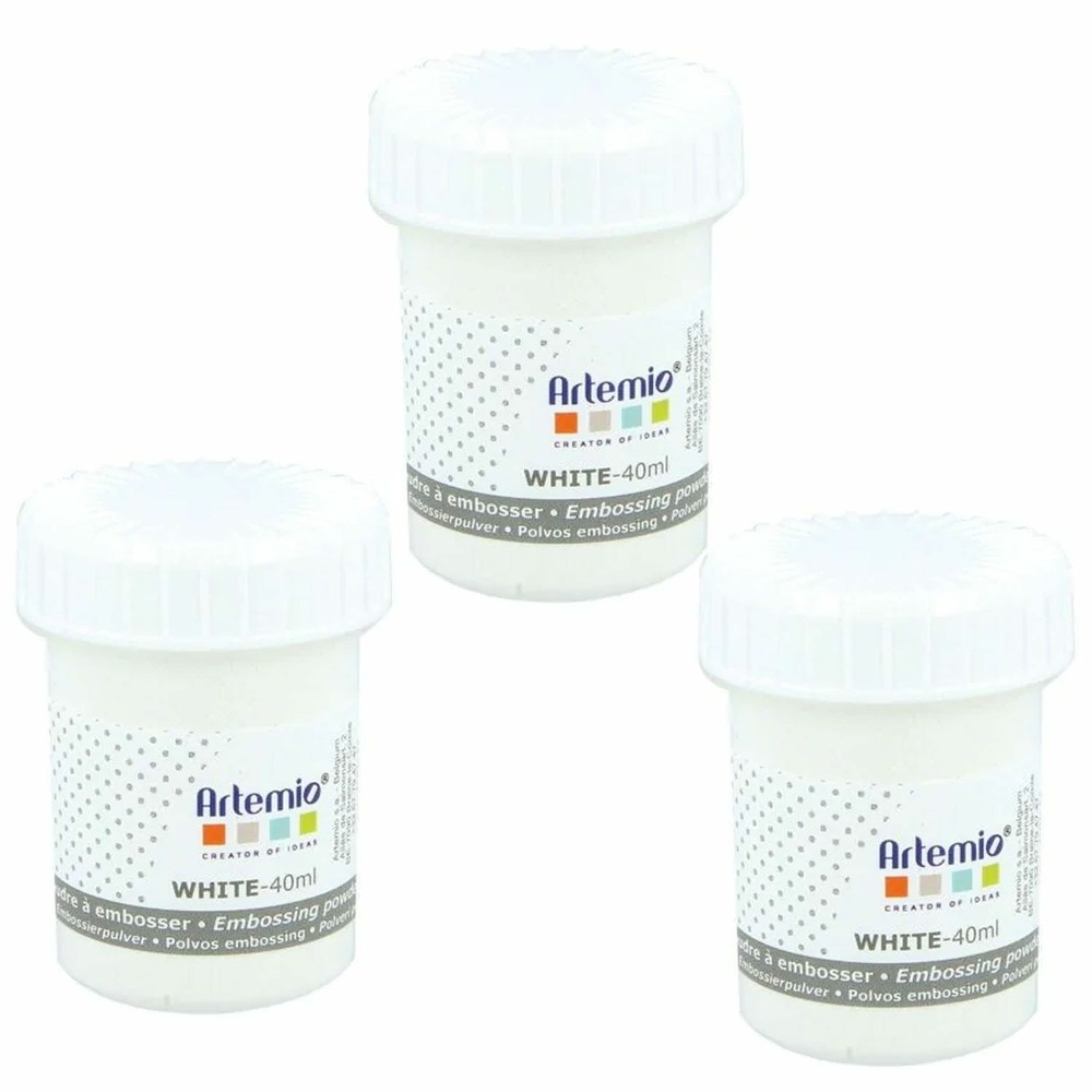 Poudre à embosser 120 ml - blanc