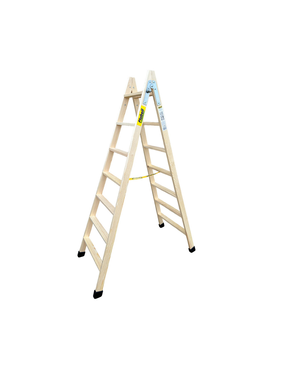 Escalier en bois marches larges hauteur 190cm bld-7 plabell