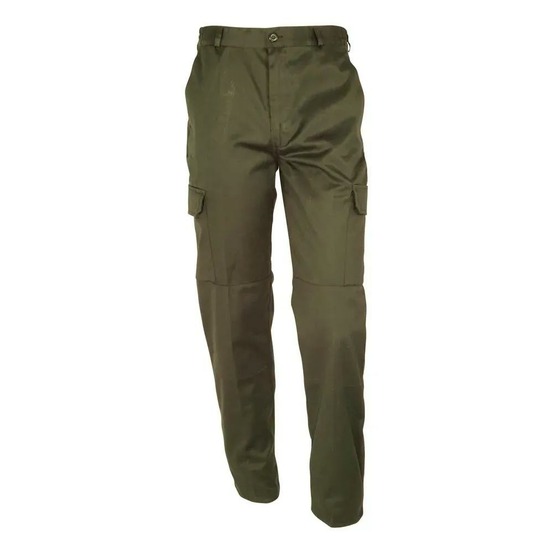 Pantalon homme polycoton basic kaki taille 36 à 60