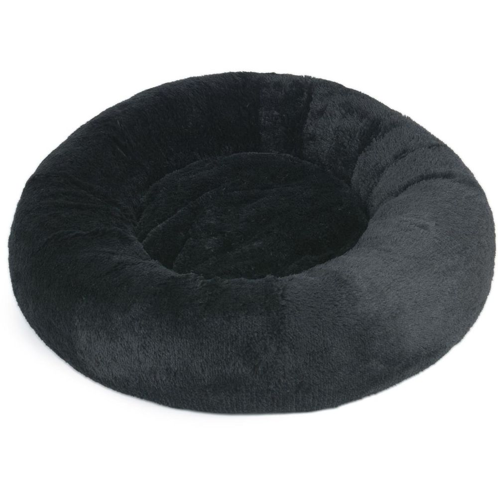 Velinda panier nuage pour chien et chat 70 cm — noir
