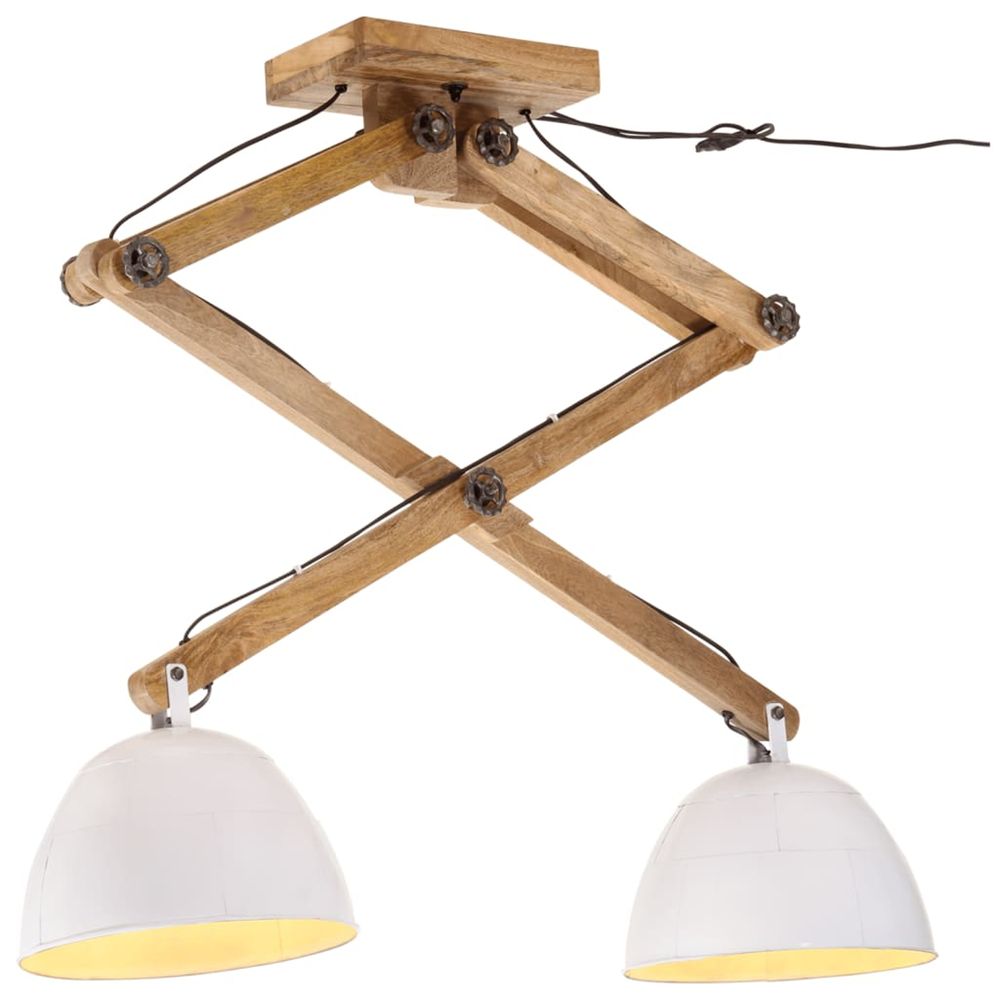 Plafonnier 25 w blanc 29x18x85 cm e27