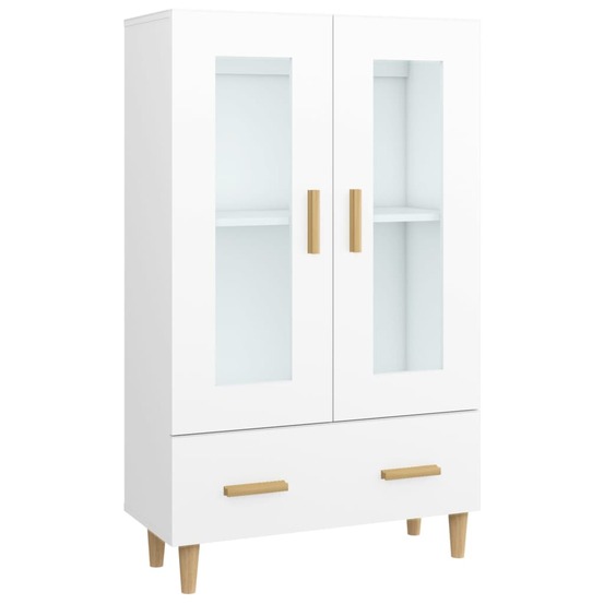 Buffet bahut commode armoire meuble de rangement organisateur cuisine salle de séjour salon haut 70 x 31 x 115 cm bois d'ingé