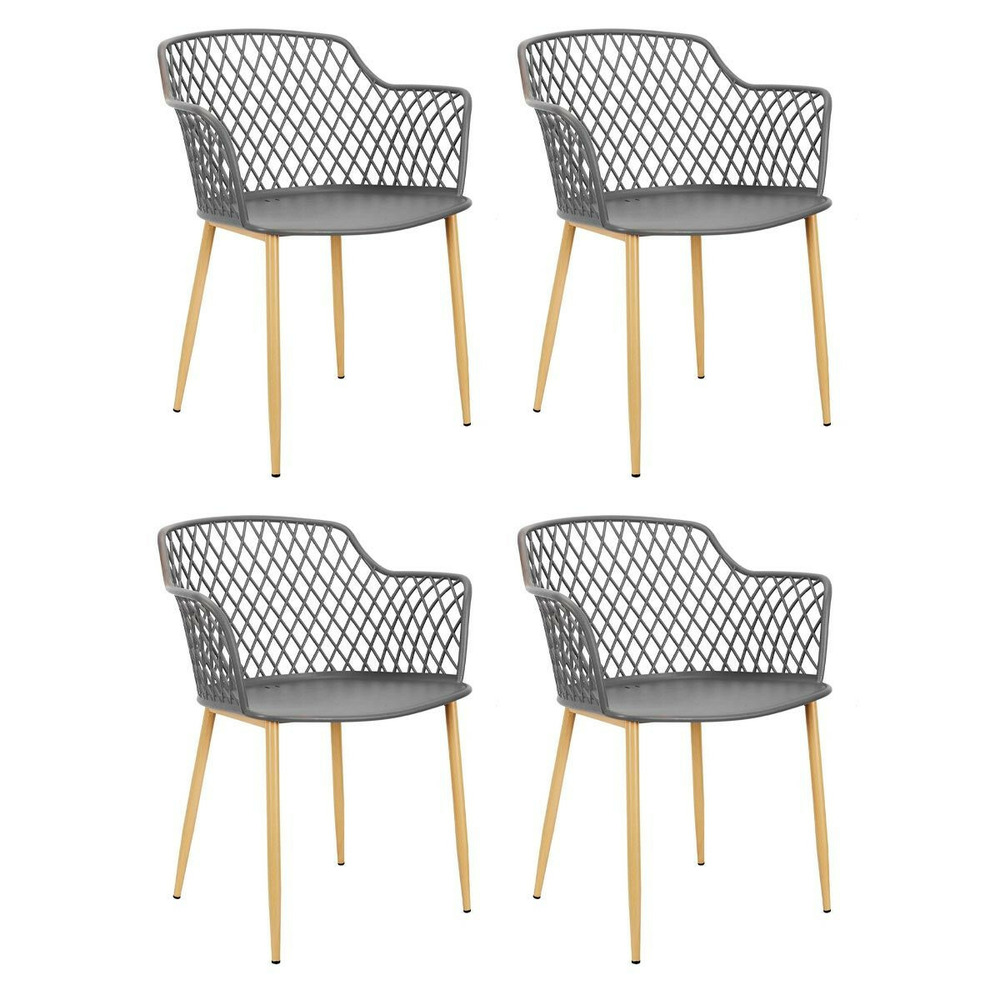 Lot de 4 fauteuils design 