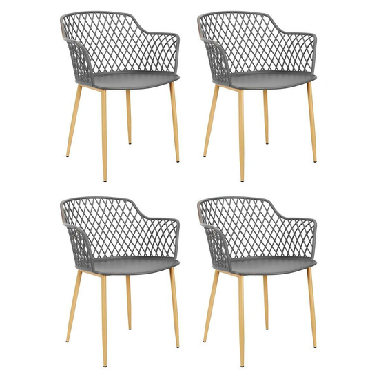 Lot de 4 fauteuils design