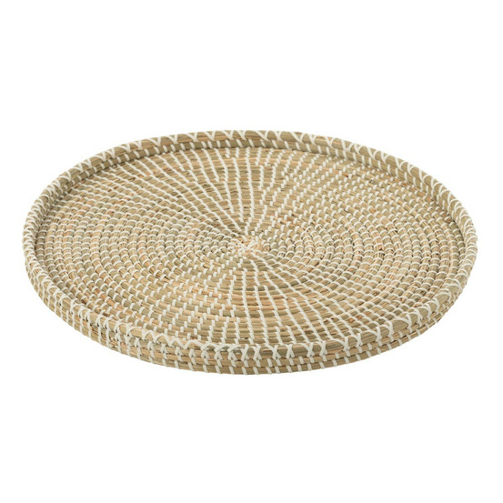 Plateau déco en jonc de mer