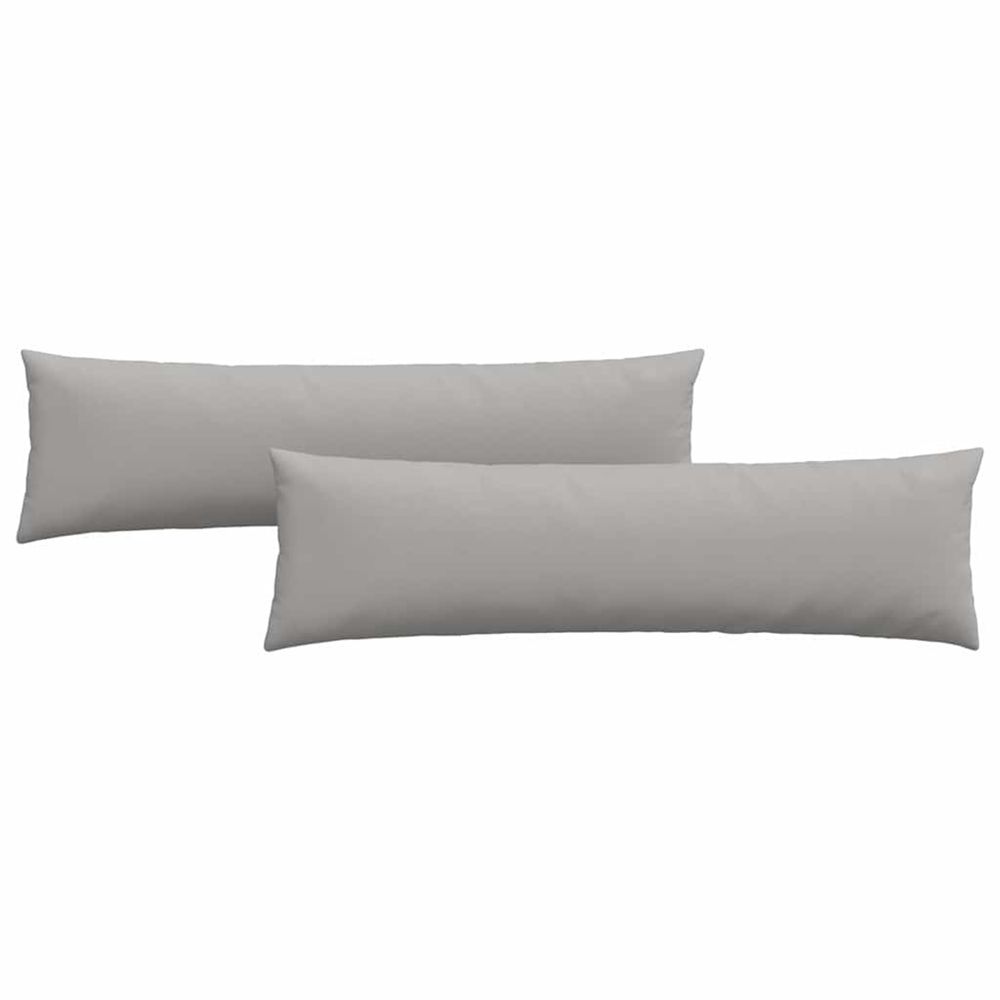 Coussins de canapé 2 pc tissu gris nuage 145 x 40 cm