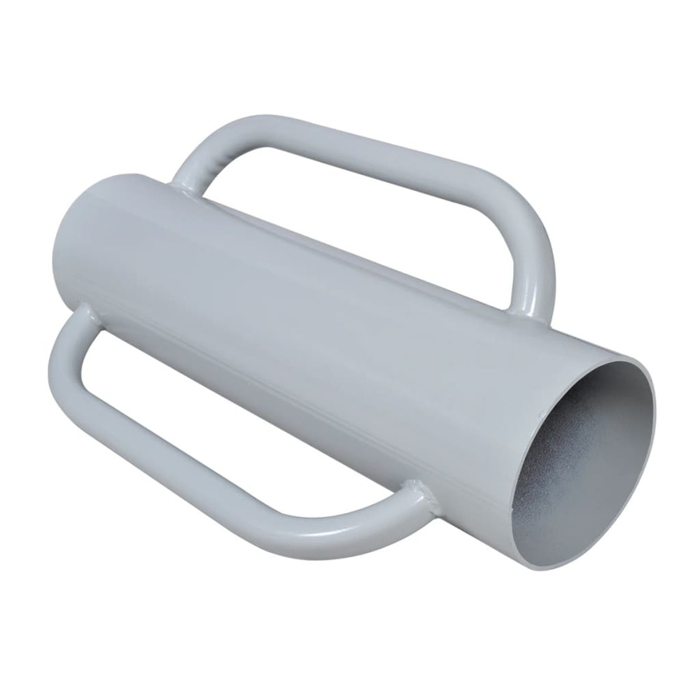 Pilon à poteau de clôture avec poignées acier