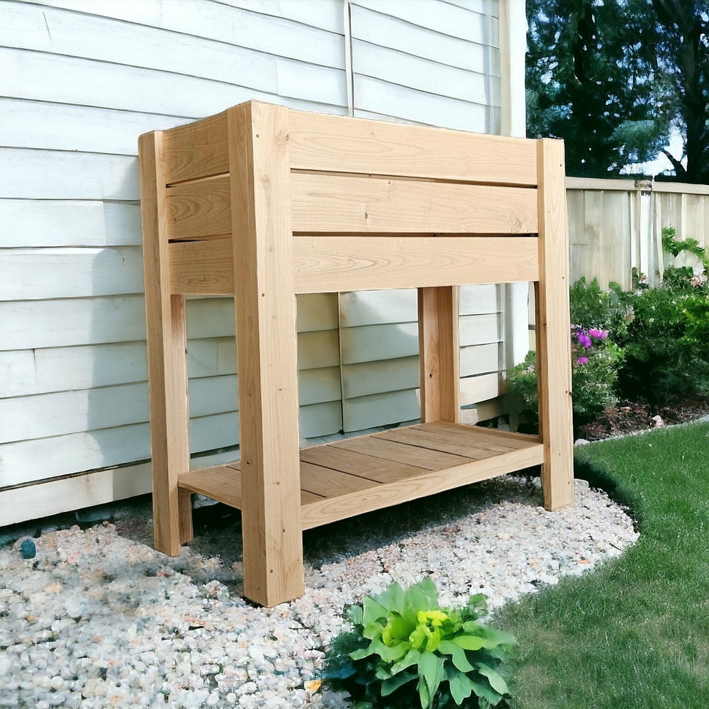 Potager haut châtaignier 80 x 40 ht 80 cm