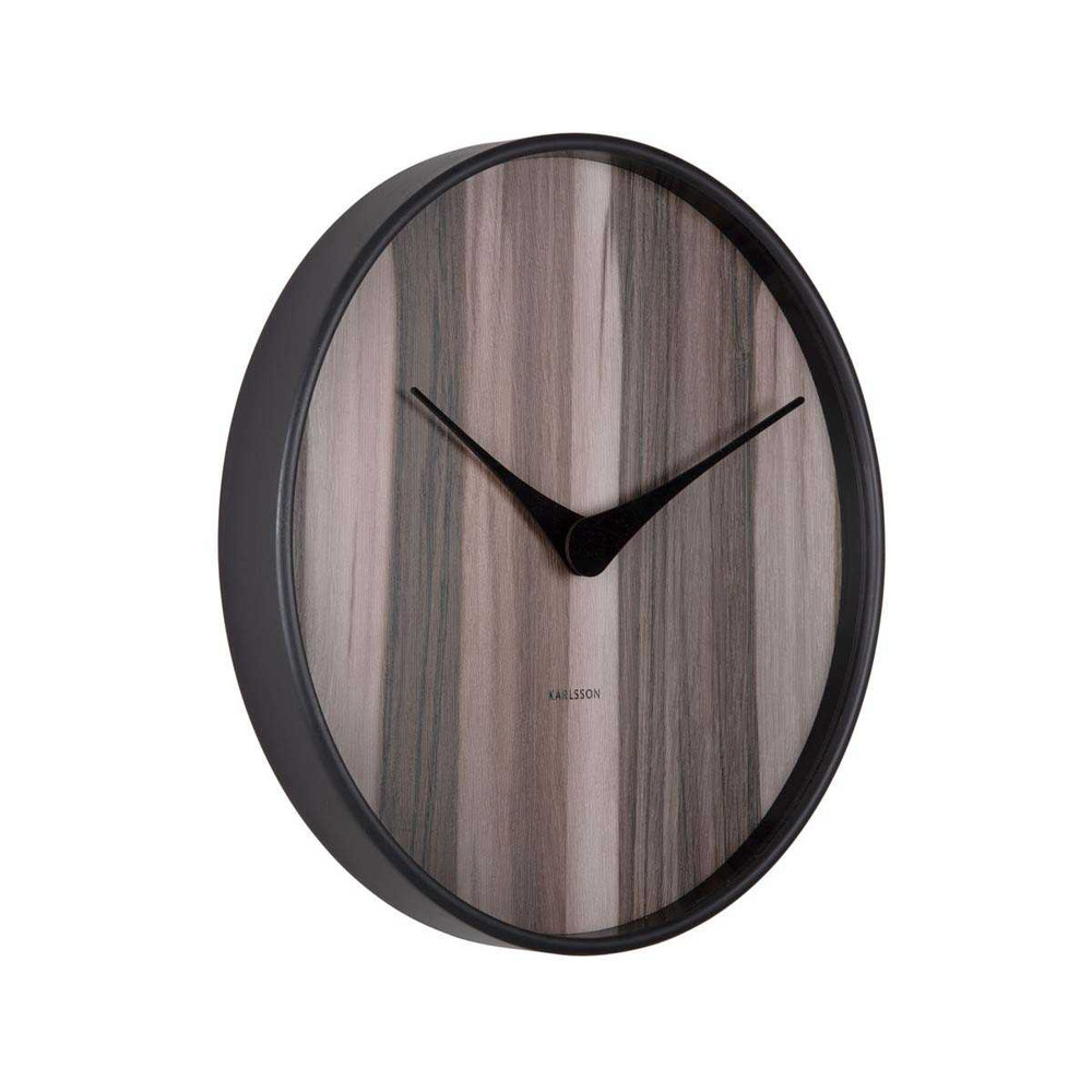 Horloge murale en bois melange
