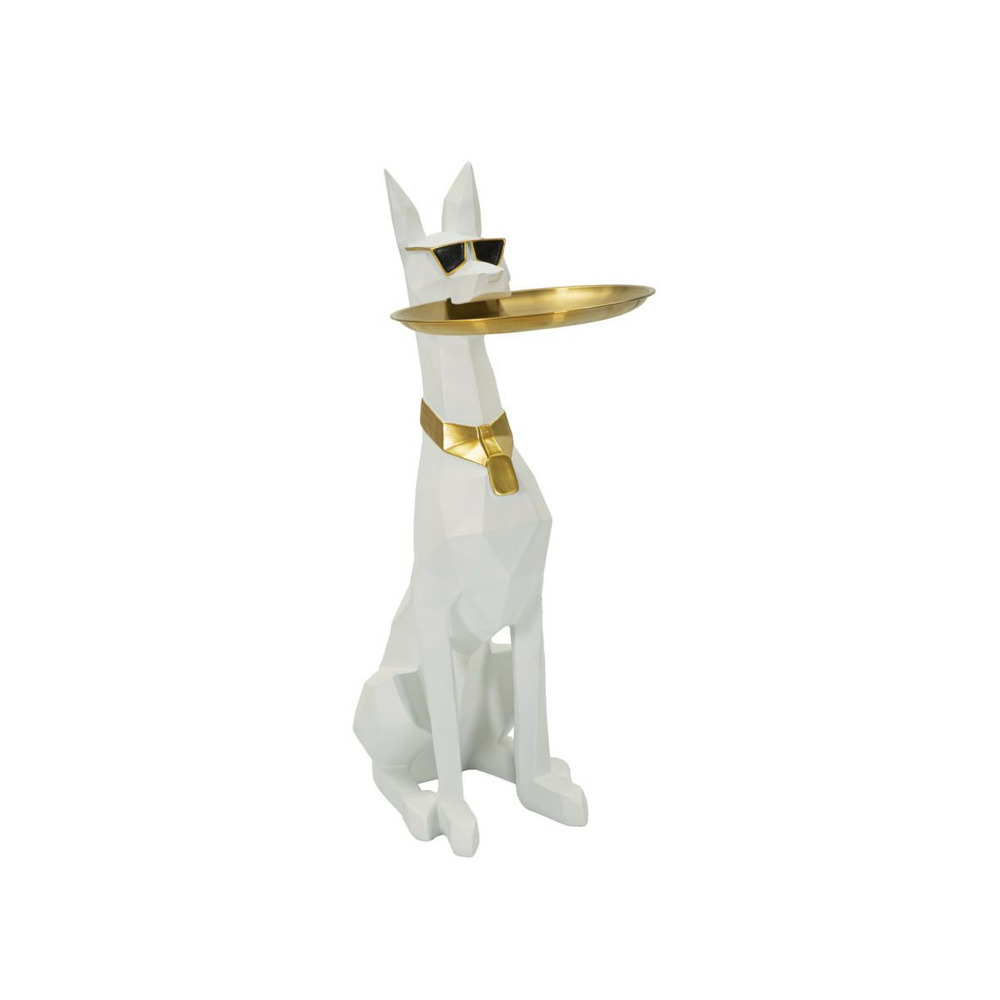 Vide-poche statue chien 