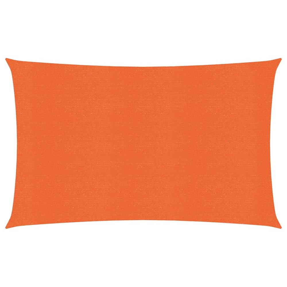 Voile toile d'ombrage parasol 160 g/m² pehd 2 x 4,5 m orange