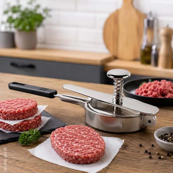 Presse à steak haché ovale 11 × 8 cm fischer-bargoin
