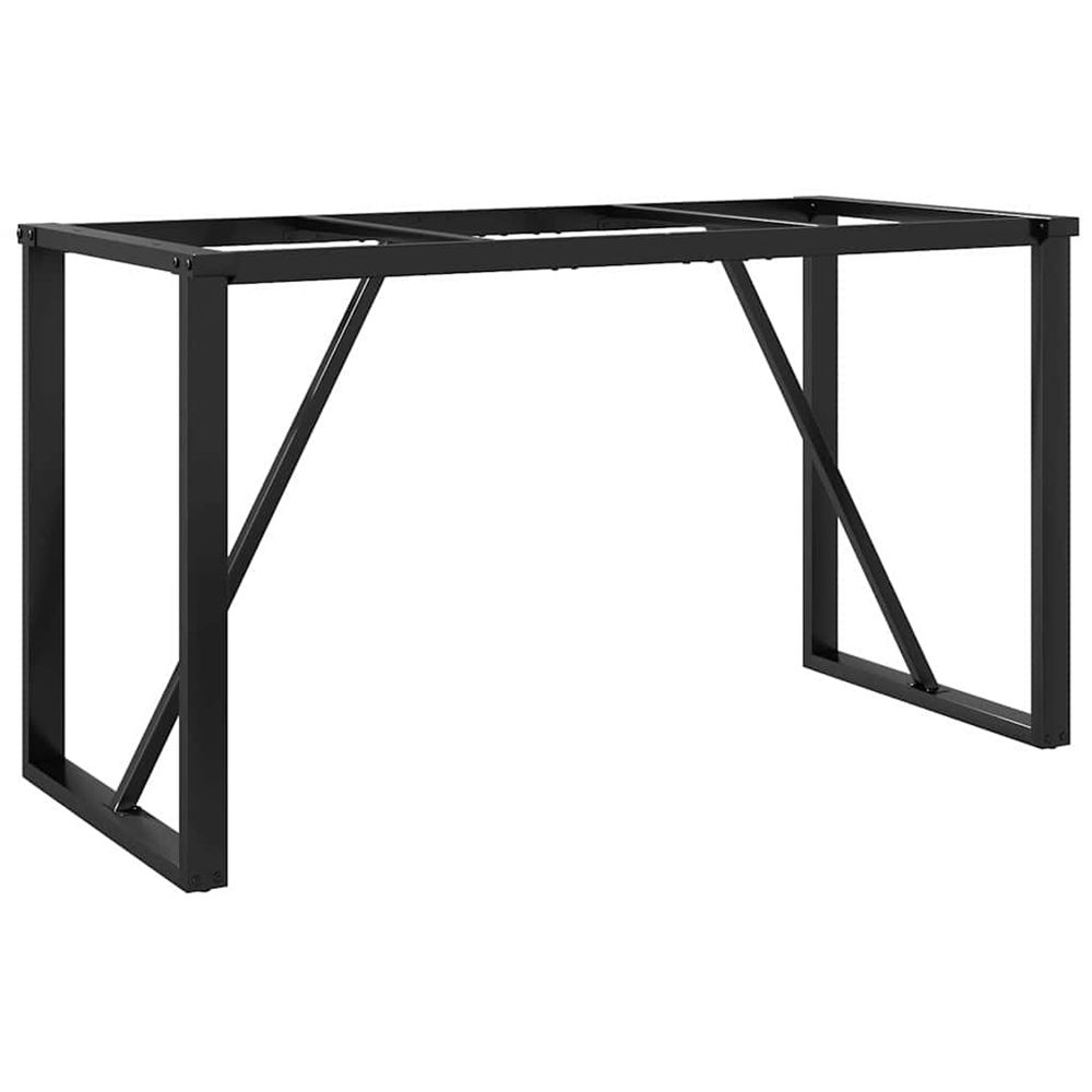 Pieds de table à manger cadre en o 120x60x73 cm acier