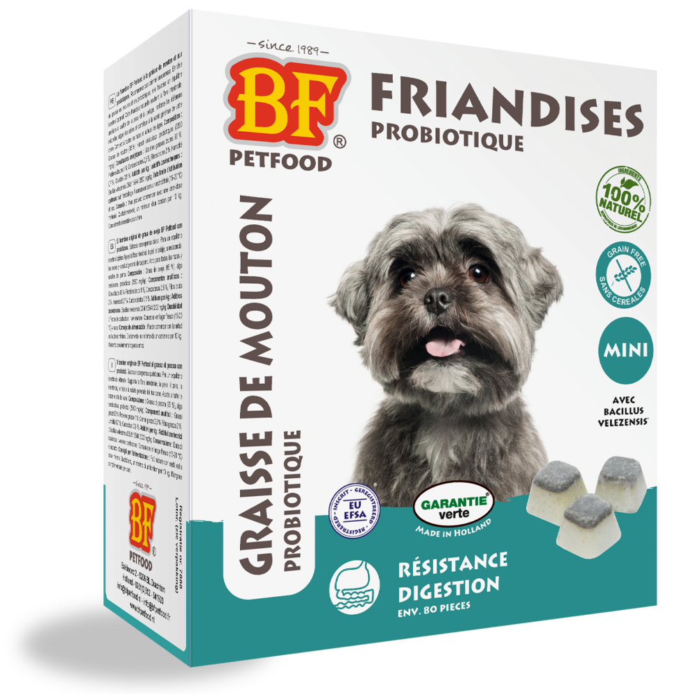 Bonbons graisse de mouton probiotiques 265g/80p