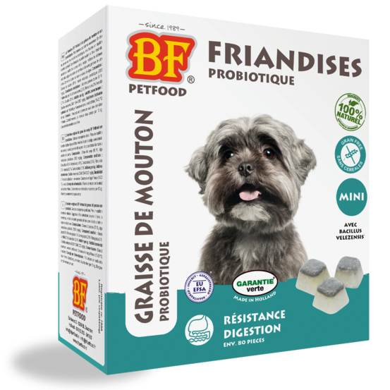 Probiotique digestion bonbons pour chien, 265g/80p