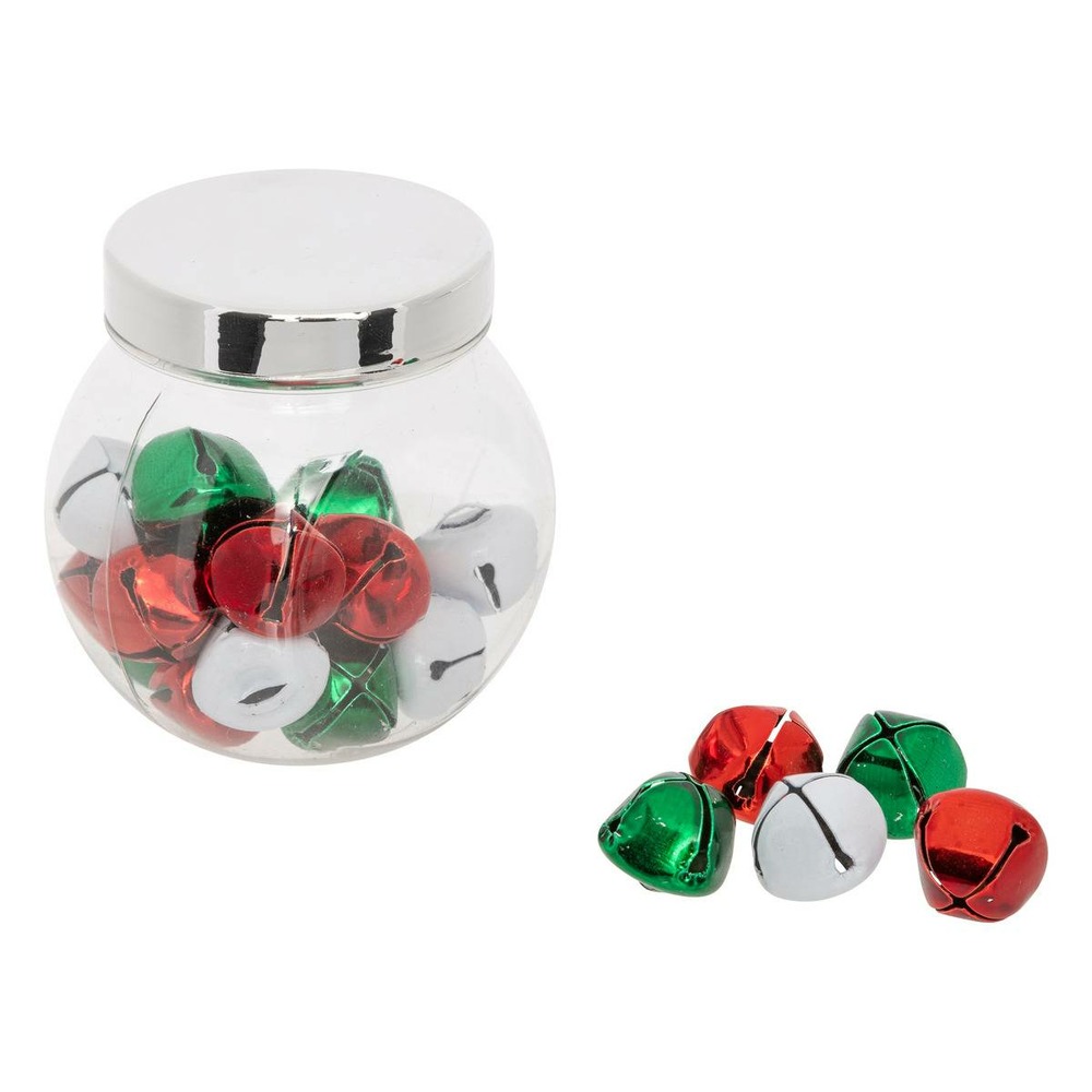 Bocal accessoires déco 24 grelots assorti