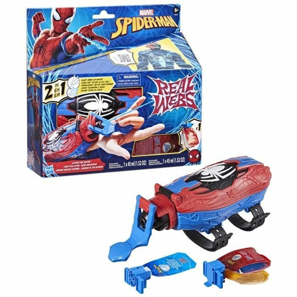 Jouet lance-toile ultime spider-man blaster 2 en 1