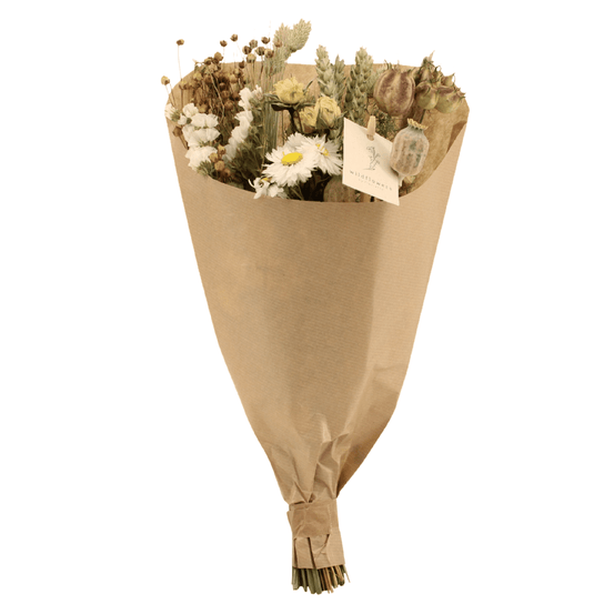 Fleurs sèches bouquet de campagne naturel - h35 cm - ø15 cm