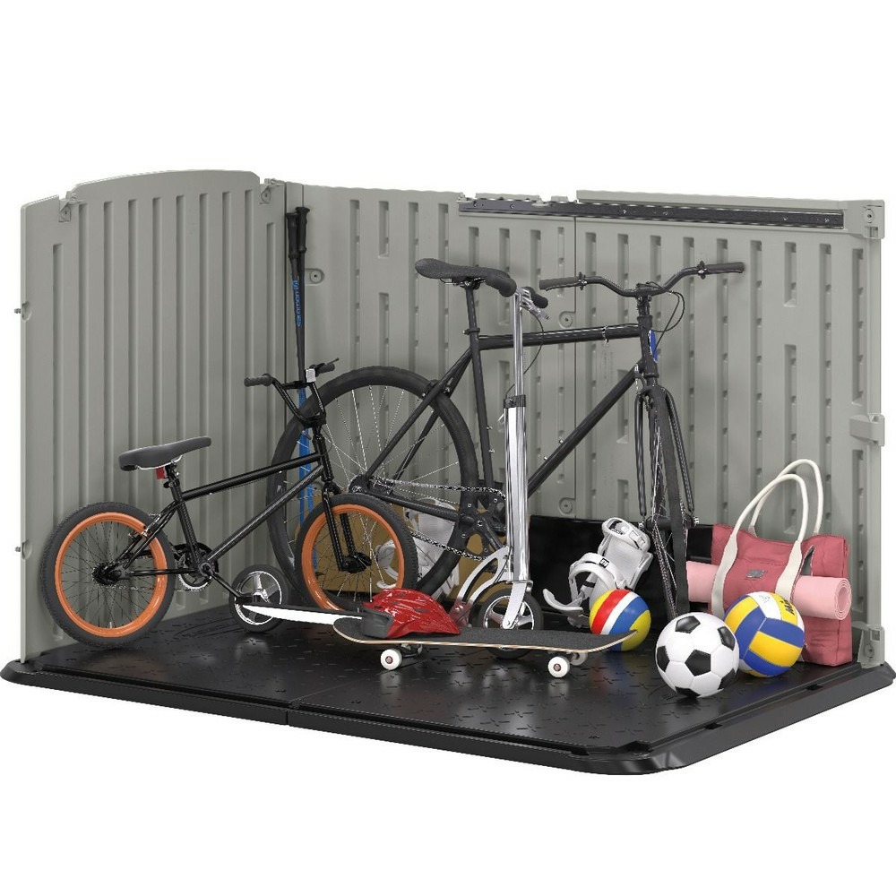 Coffre multifonctions polyéthylène 35 mm srowaway gris foncé